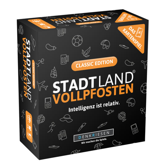 Denkriesen Stadt Land Vollpfosten® Das Kartenspiel – Classic Edition