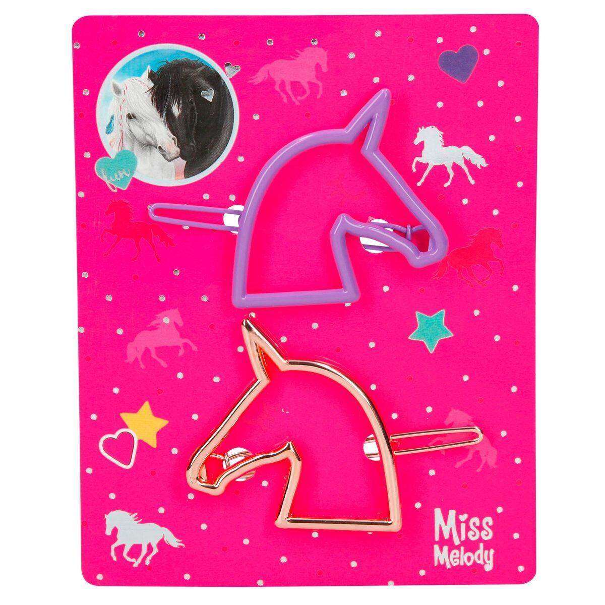 Depesche Miss Melody Haarspangenset Neon Metallic, sortiert