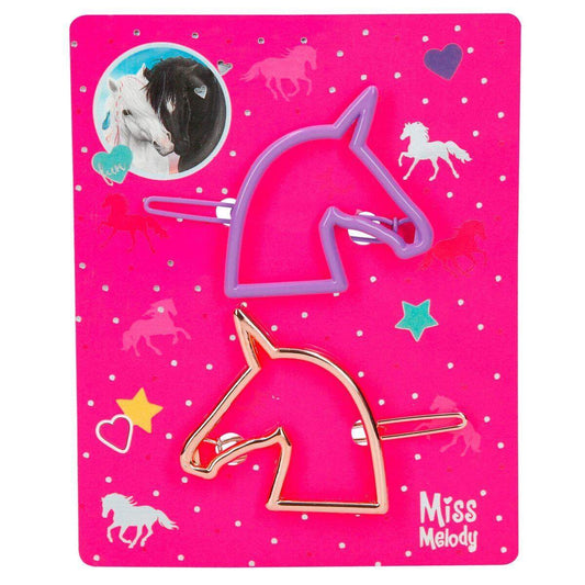 Depesche Miss Melody Haarspangenset Neon Metallic, sortiert