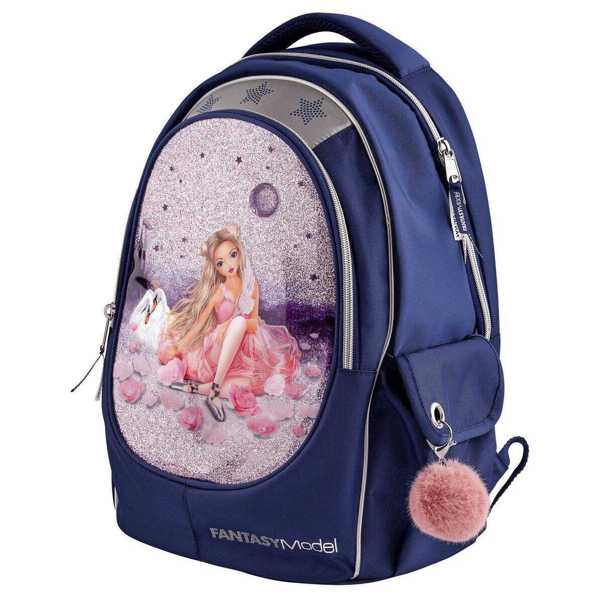 Depesche Schulrucksack Fantasy Model Ballett, grau