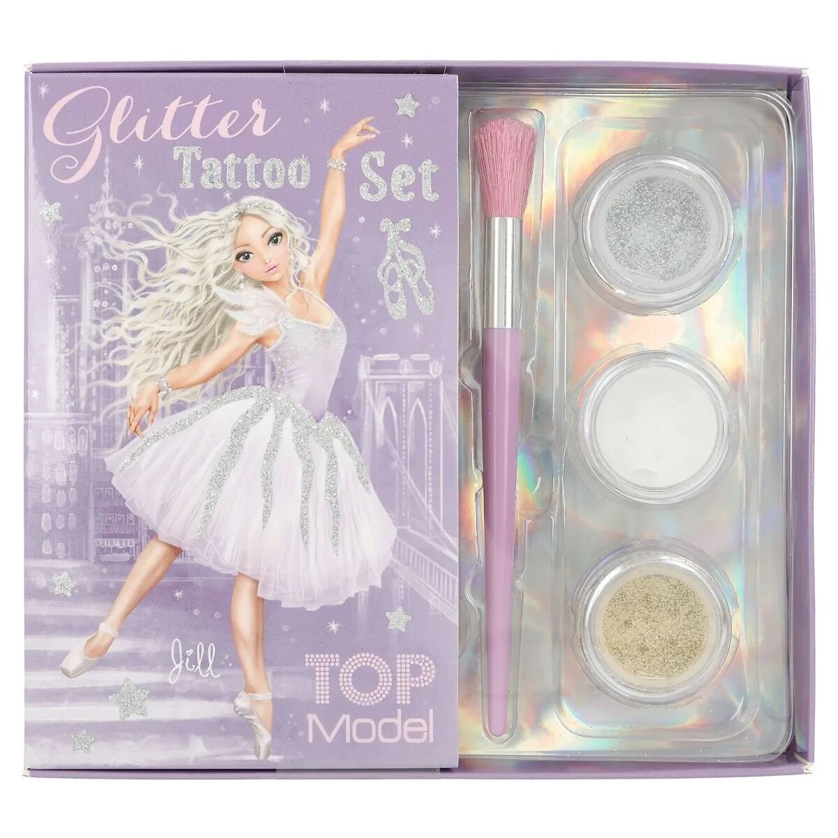 Depesche TOPModel Glitzer Tattoo Set BALLET