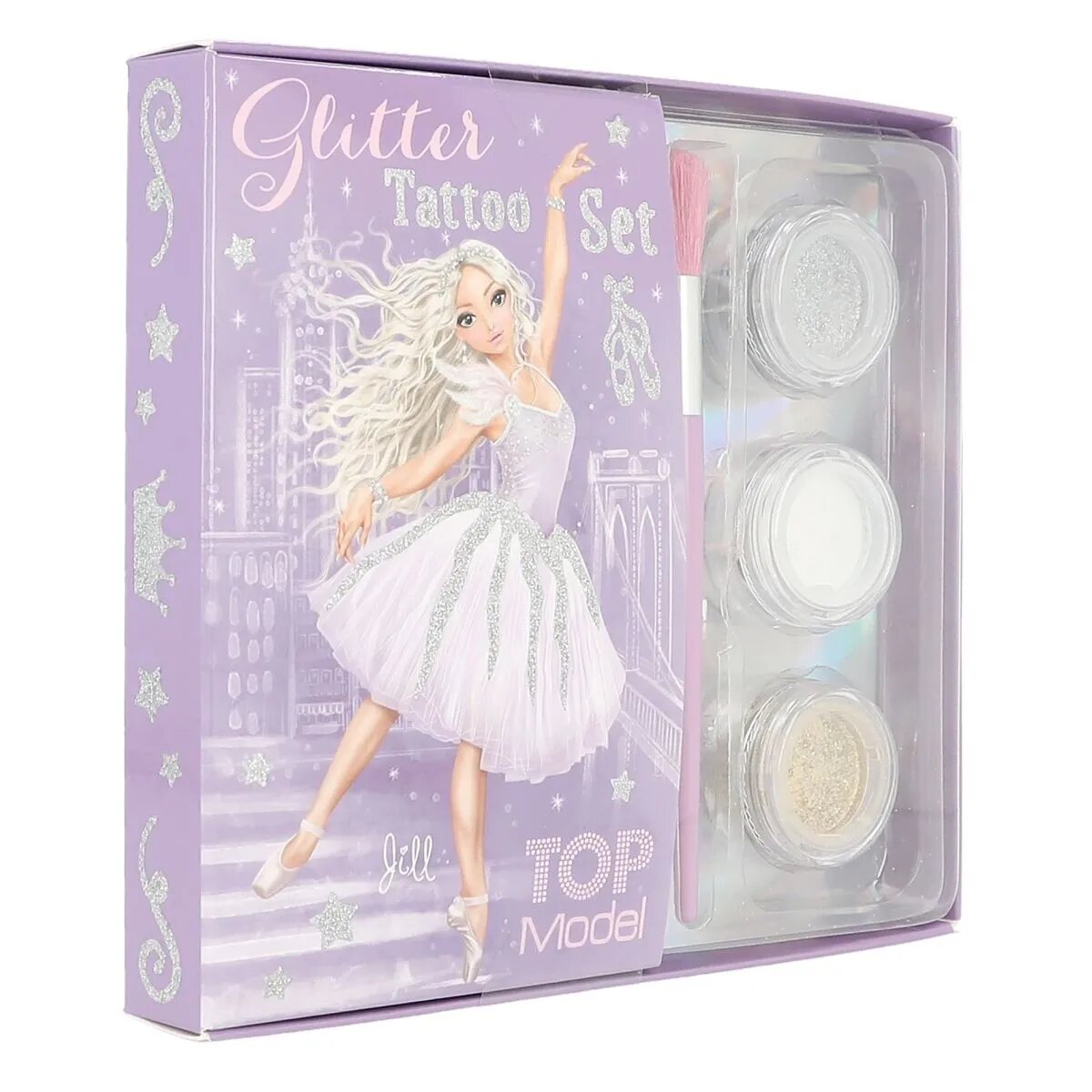 Depesche TOPModel Glitzer Tattoo Set BALLET