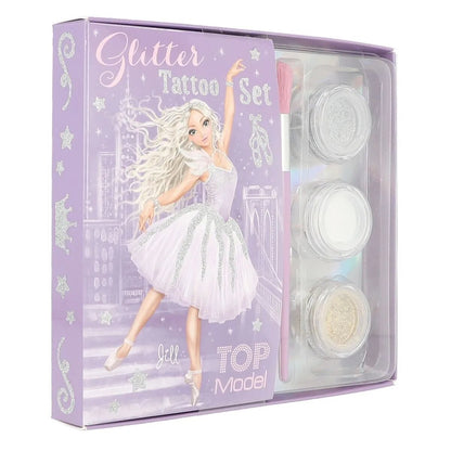 Depesche TOPModel Glitzer Tattoo Set BALLET