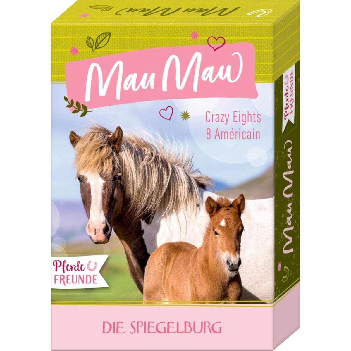 Die Spiegelburg Kartenspiel "Mau Mau" Pferdefreunde