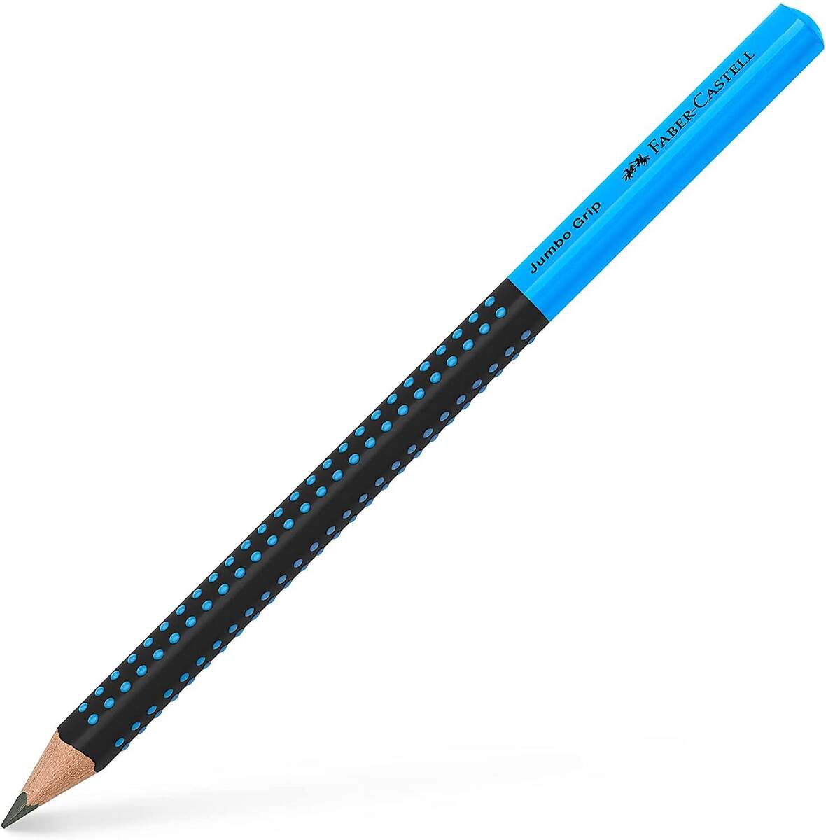 Faber-Castell Bleistift Jumbo Grip Two Tone, schwarz-blau
