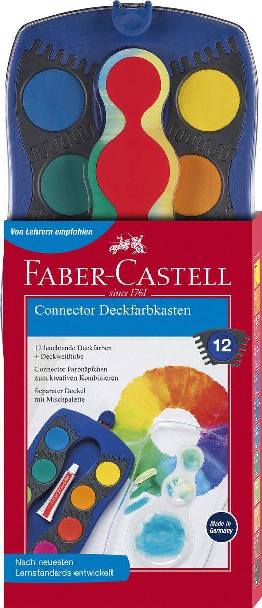 Faber-Castell Farbkasten Connector, blau