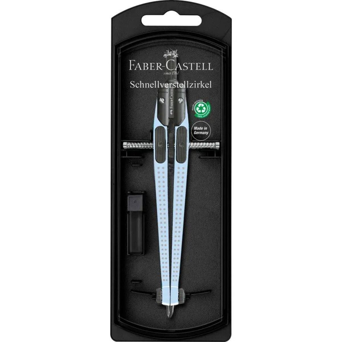 Faber-Castell Schnellverstellzirkel Grip sky blue