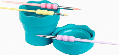 Faber-Castell Wasserbecher CLIC & GO, türkis