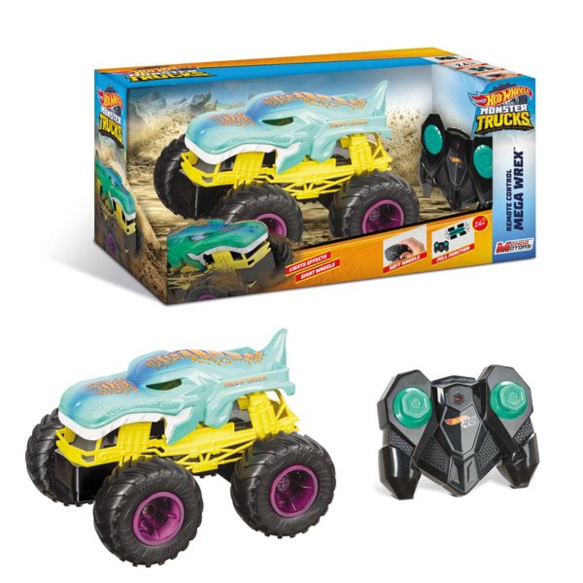 Happy People Hot Wheels RC Monster Trucks Mega Wrex, 2,4 GHz, 17 cm