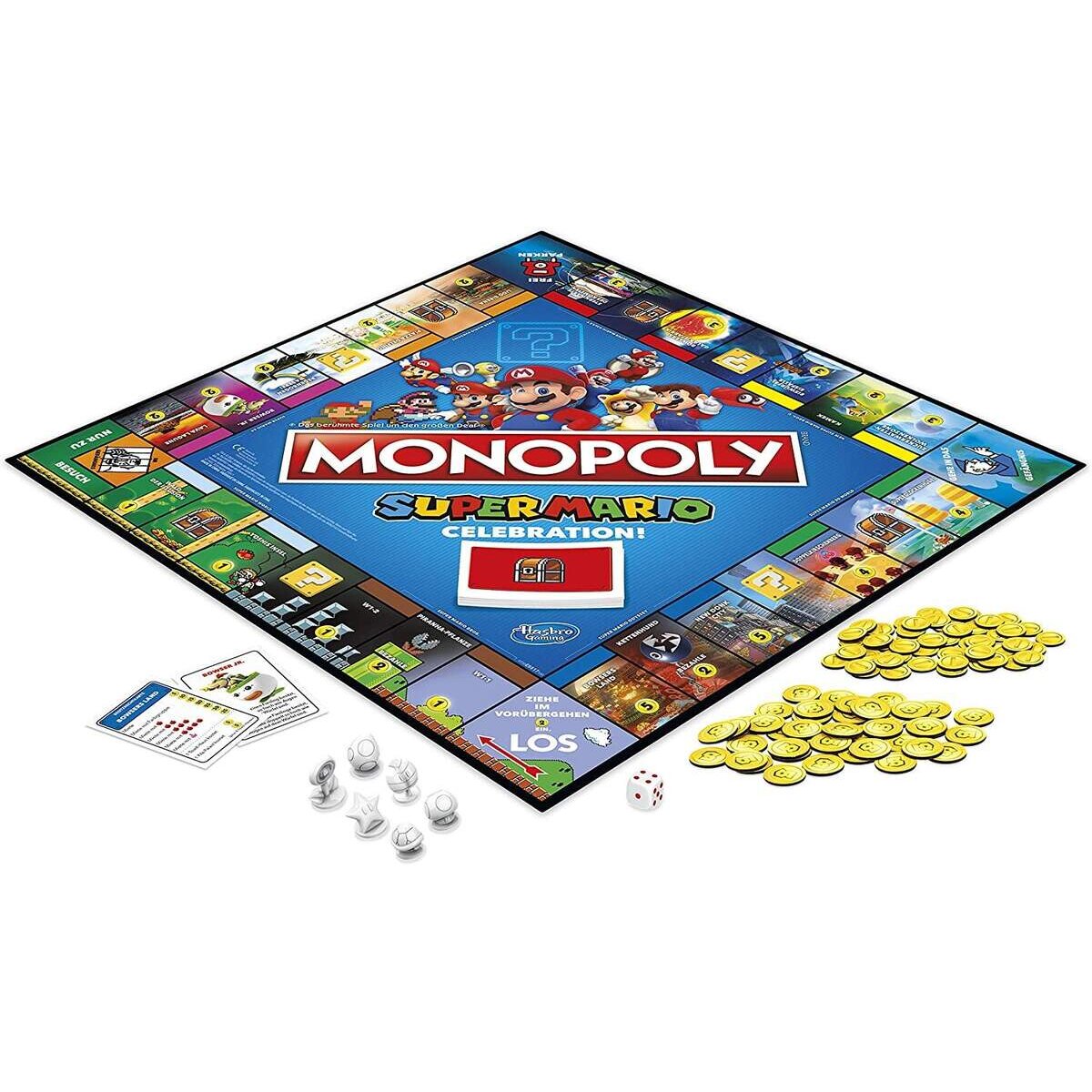 Hasbro Monopoly Super Mario Celebration mit Soundeffekten aus dem Videospiel