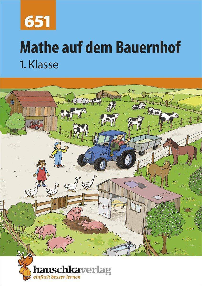 Hauschka Verlag Mathe auf dem Bauernhof 1. Klasse