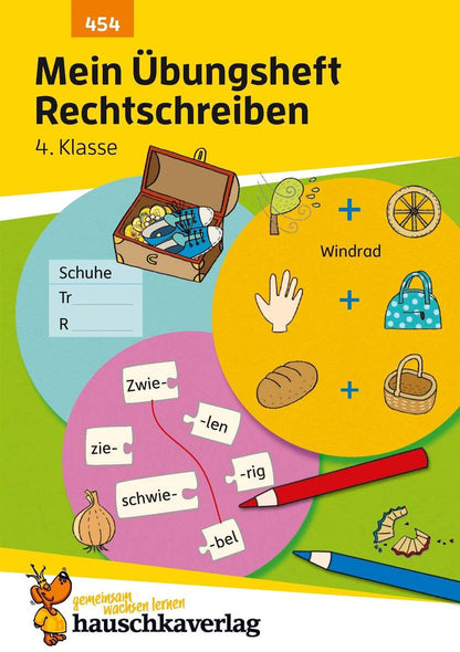 Hauschka Verlag Mein Übungsheft Rechtschreiben 4. Klasse, A5-Heft