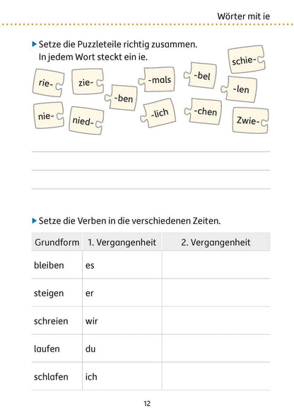 Hauschka Verlag Mein Übungsheft Rechtschreiben 4. Klasse, A5-Heft