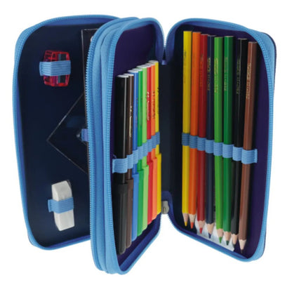 Herlitz Doppel Etui Deep Sea, 23-teilig