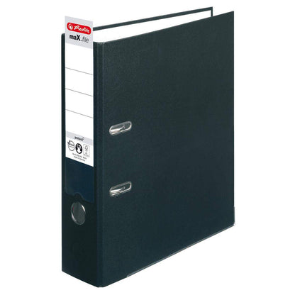 Herlitz Ordner PP A4 8cm FSC-Mix maXfile protect schwarz