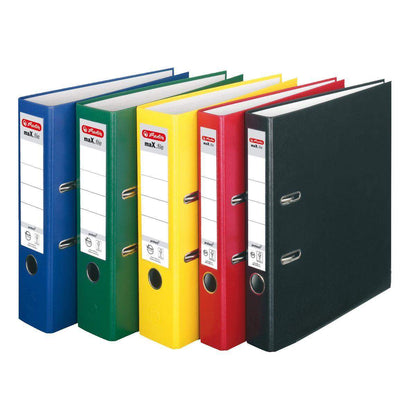 Herlitz Ordner PP A4 8cm FSC-Mix maXfile protect grün