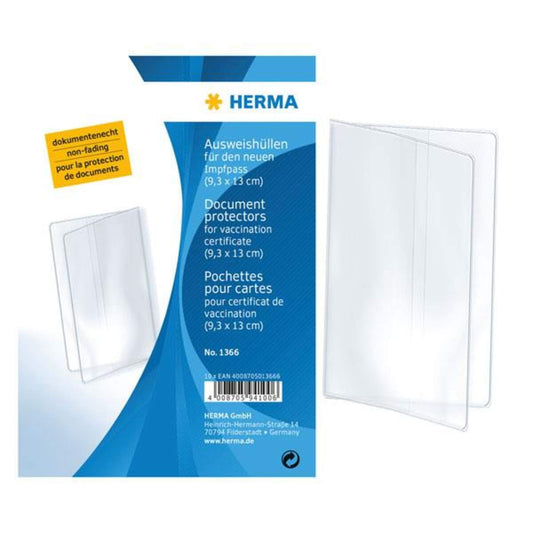 HERMA 1366 Ausweishülle PP 9,3x13cm transparent