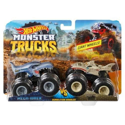 Mattel Hot Wheels Monster Trucks Die-Cast 2er-Pack 1:64, sortiert