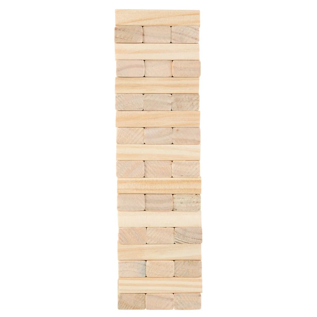 Idena 40087 Wackelturm aus Holz, 26 x 8 x 8 cm