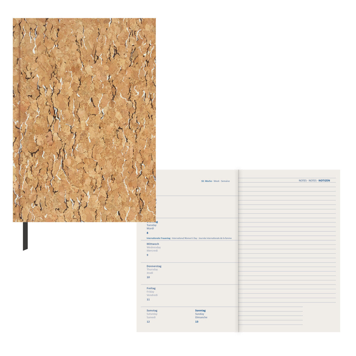 Idena Agenda A5 2024 Kork FSC-Mix