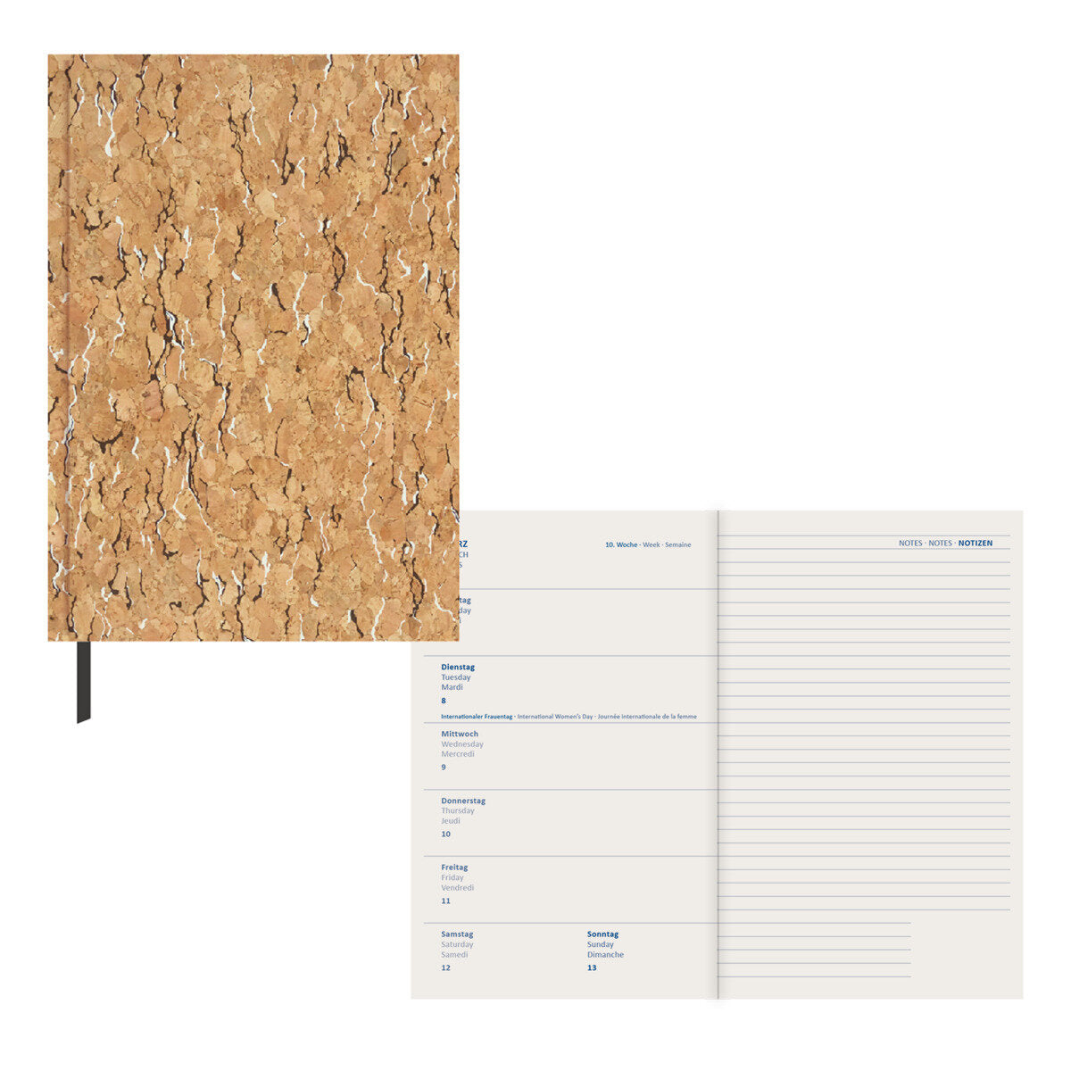 Idena Agenda A6 2024   Kork FSC-Mix