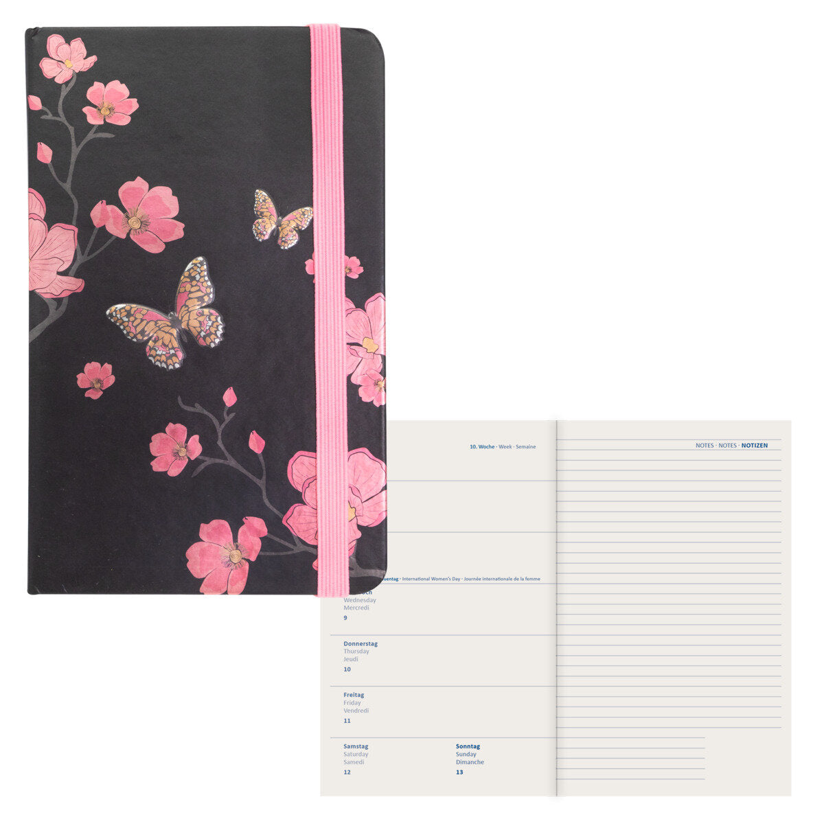 Idena Agenda Mini 2024   Flowers FSC-Mix