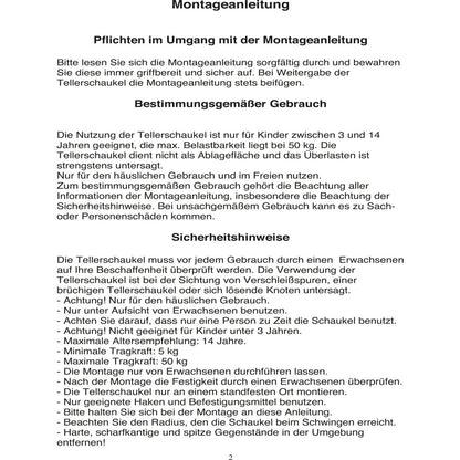 Idena Babyschaukel aus Kunststoff in gelb-rot, bis 50kg Tragkraft