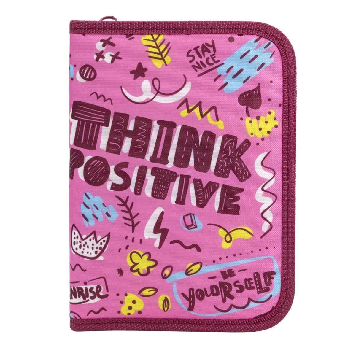 Idena Federmappe Think Positive, 28-teilig