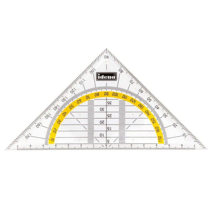 Idena Geometrie-Dreieck, 14 cm, transparent