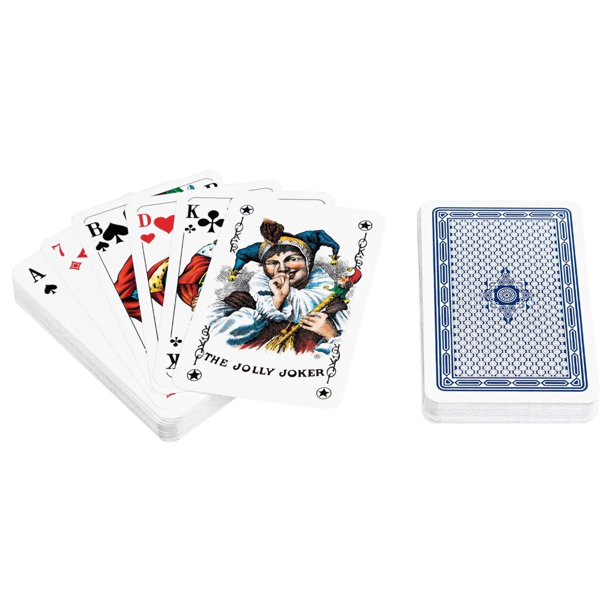 Idena Kartenspiel Rommé, 2 x 55 Blatt, französisches Bild