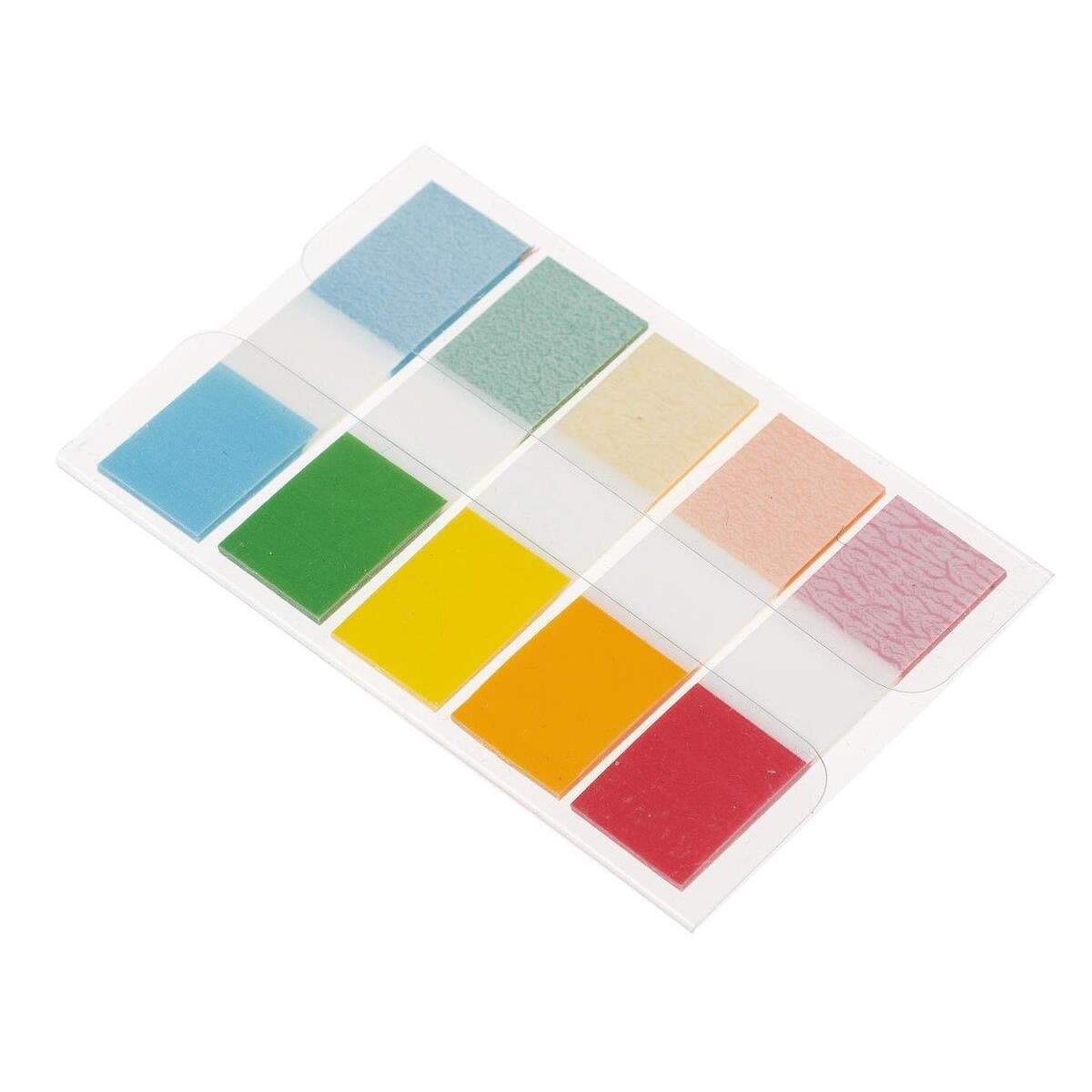 Idena Page Marker Streifen, 100 Stück, 12 x 43 mm, 5 Farben