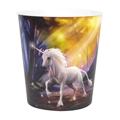 Idena 10842 Papierkorb aus PP, 9 Liter, Einhorn