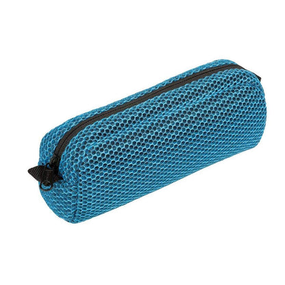 Idena Stifte-Etui Mesh 1 Fach, blau