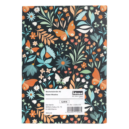 Idena Wochenkalender 2024   A6 Flower Meadow FSC-Mix