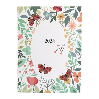 Idena Wochenkalender 2024  A6 Flower Wearth FSC-Mix