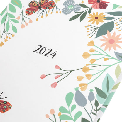 Idena Wochenkalender 2024  A6 Flower Wearth FSC-Mix