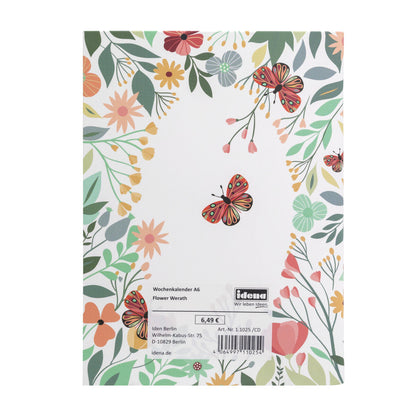 Idena Wochenkalender 2024  A6 Flower Wearth FSC-Mix