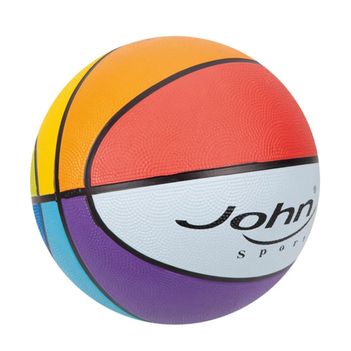 John Basketball Rainbow 600g, Größe 7