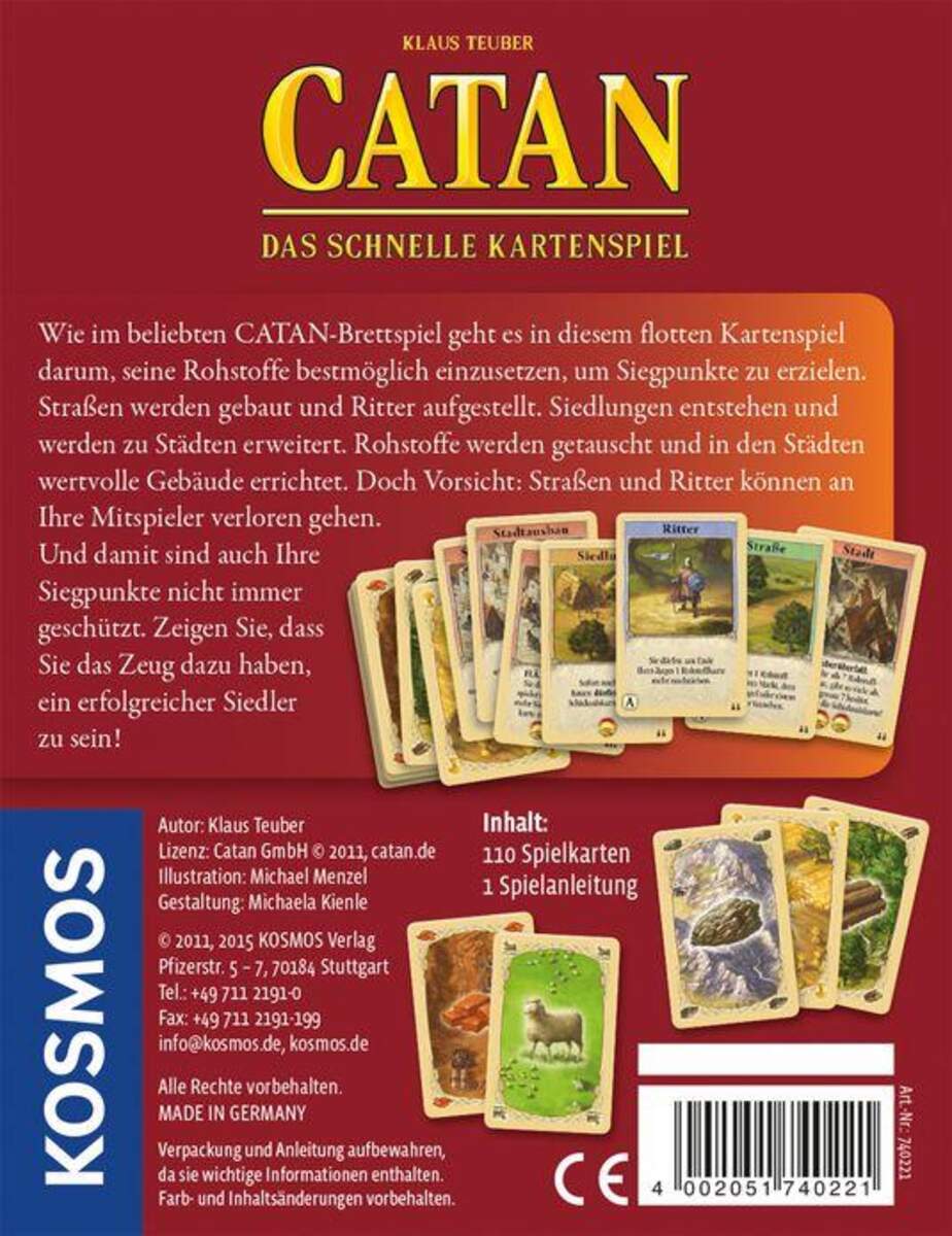 KOSMOS CATAN Das schnelle Kartenspiel