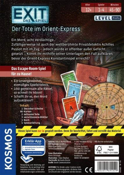 KOSMOS EXIT Das Spiel Der Tote im Orient-Express