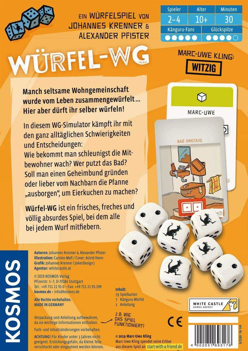 KOSMOS Kosmos Würfel-WG Ein Känguru-Spiel