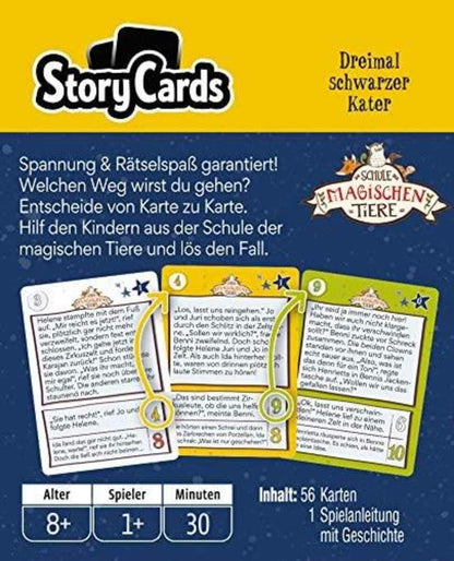 KOSMOS Story Cards - Die Schule der magischen Tiere: Dreimal schwarzer Kater