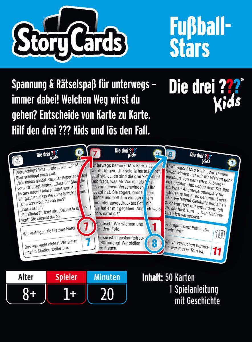 KOSMOS Story Cards Die drei ??? Kids Fußball-Stars