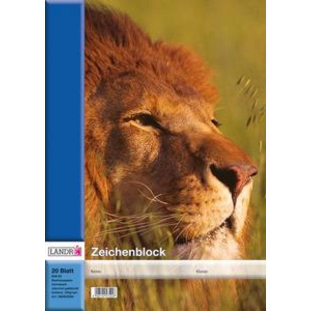 Landré Zeichenblock A3 20 Blatt 100g, sortiert