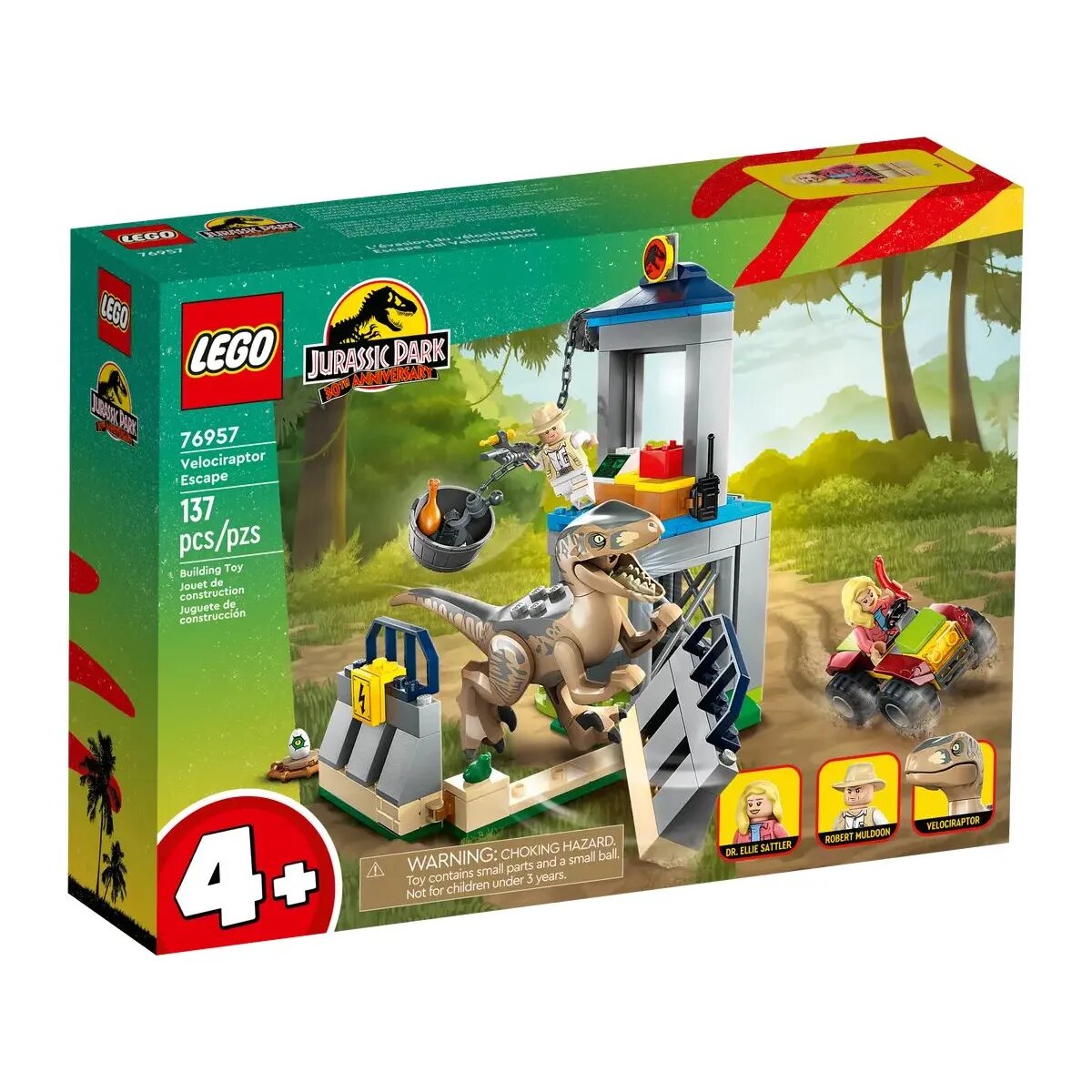 LEGO® Jurassic World™ 76957 Flucht des Velociraptors