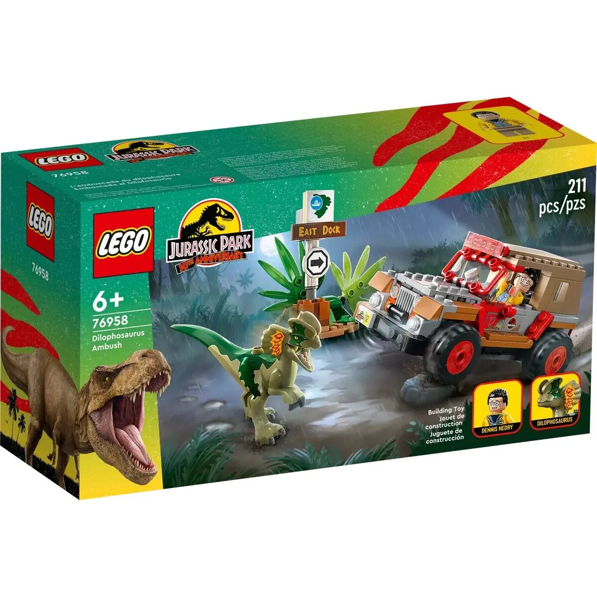 LEGO® Jurassic World™ 76958 Hinterhalt des Dilophosaurus