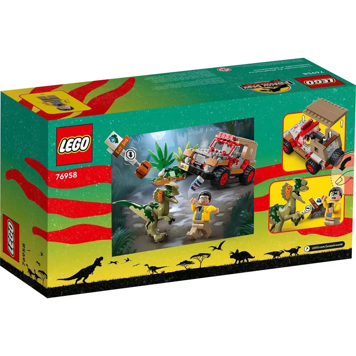 LEGO® Jurassic World™ 76958 Hinterhalt des Dilophosaurus