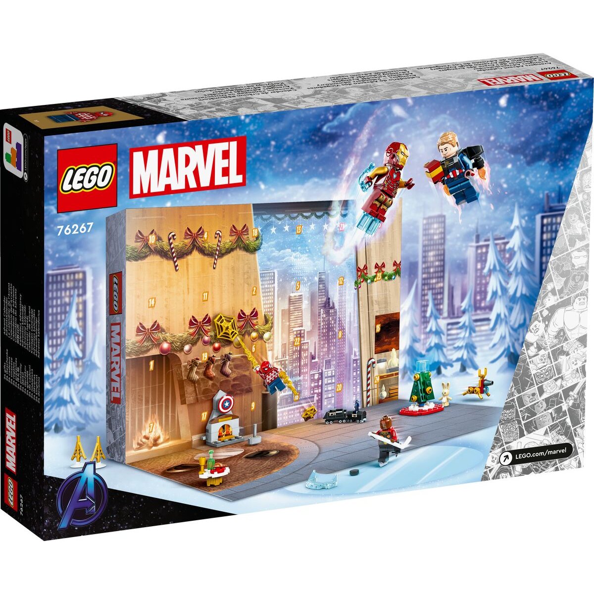 LEGO® Marvel Super Heroes 76267 Avengers Adventskalender 2023 mit Superhelden-Figuren