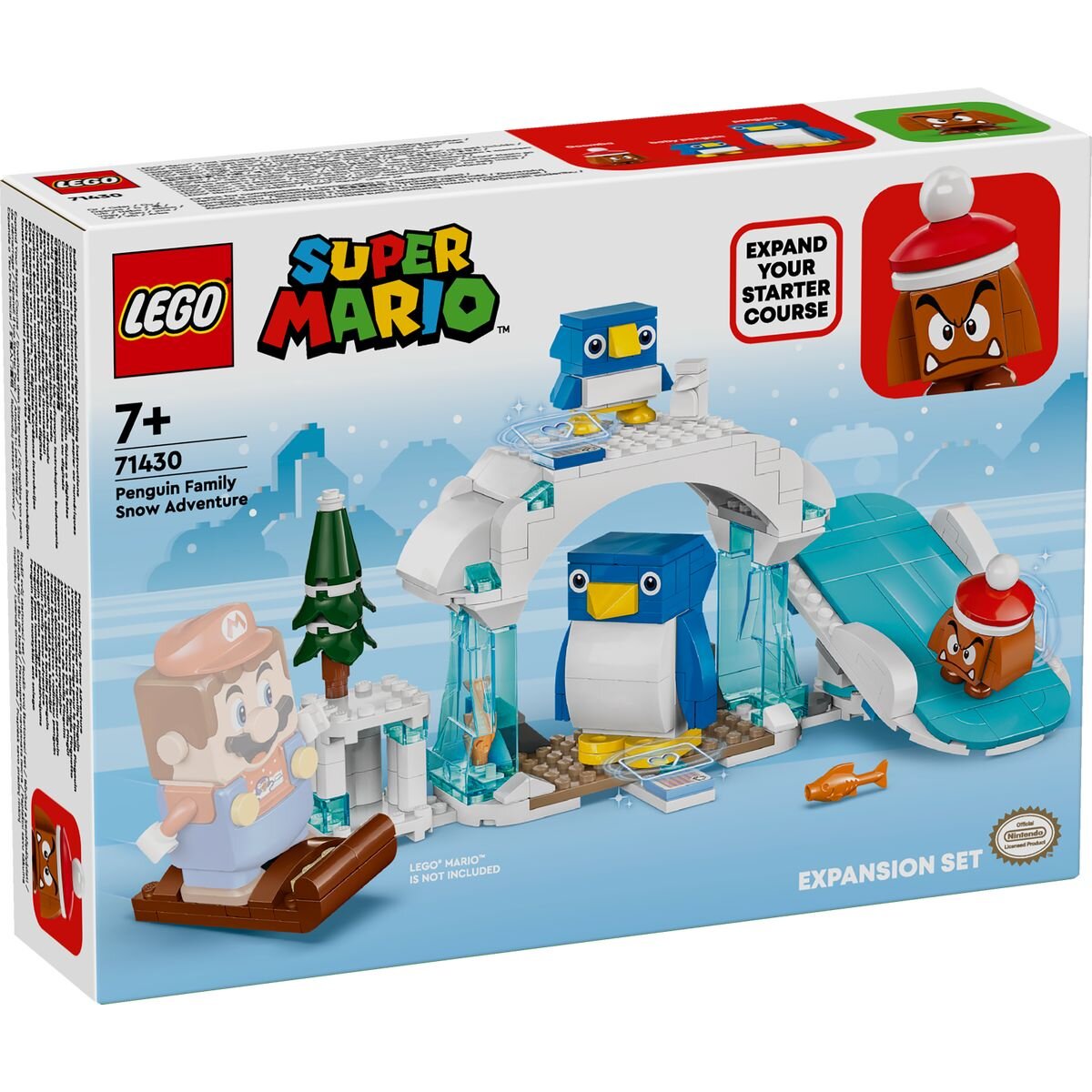 LEGO® Super Mario 71430 Schneeabenteuer mit Familie Pinguin – Erweiterungsset