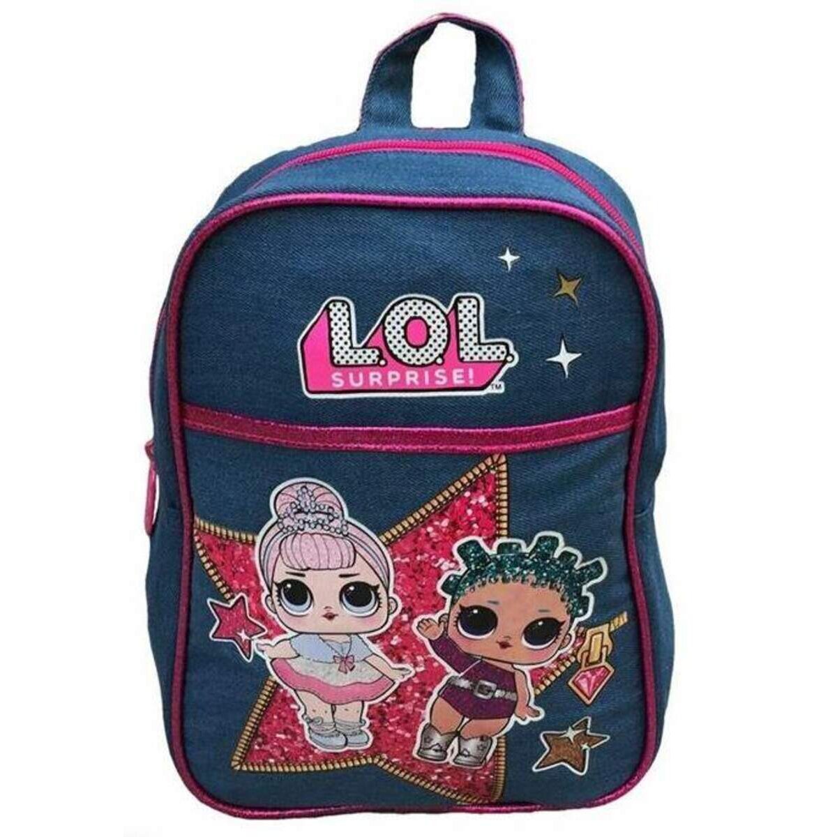 L.O.L. Suprise Jeans Rucksack mit Glitzer